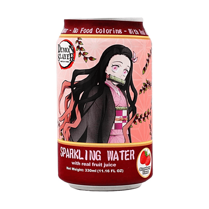 越南版ANYYUMSx鬼灭之刃联名 气泡水 草莓味 330ml