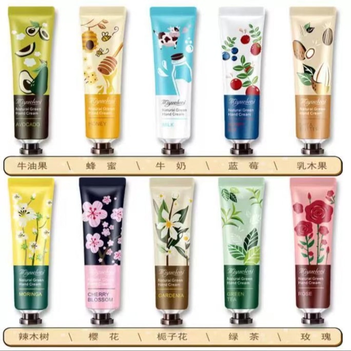 Hand Cream pack of 10 random flavor