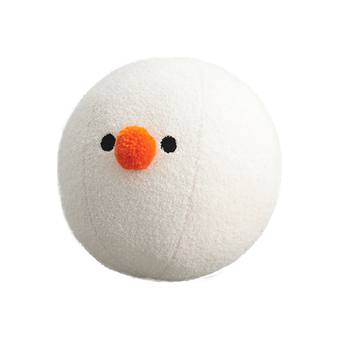 Snowball Pillow Plush 25×25cm