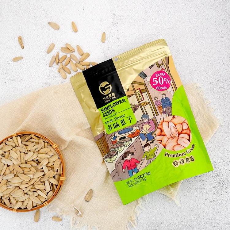GONGHE ひまわりの種マルチ味375g - Yami