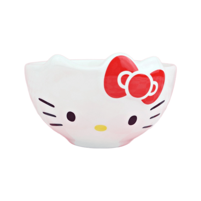 Sanrio Cute Cartoon Ceramic Bowl Home Use Noodle Bowl/Rice Bowl 500ML Hello Kitty 1Pc