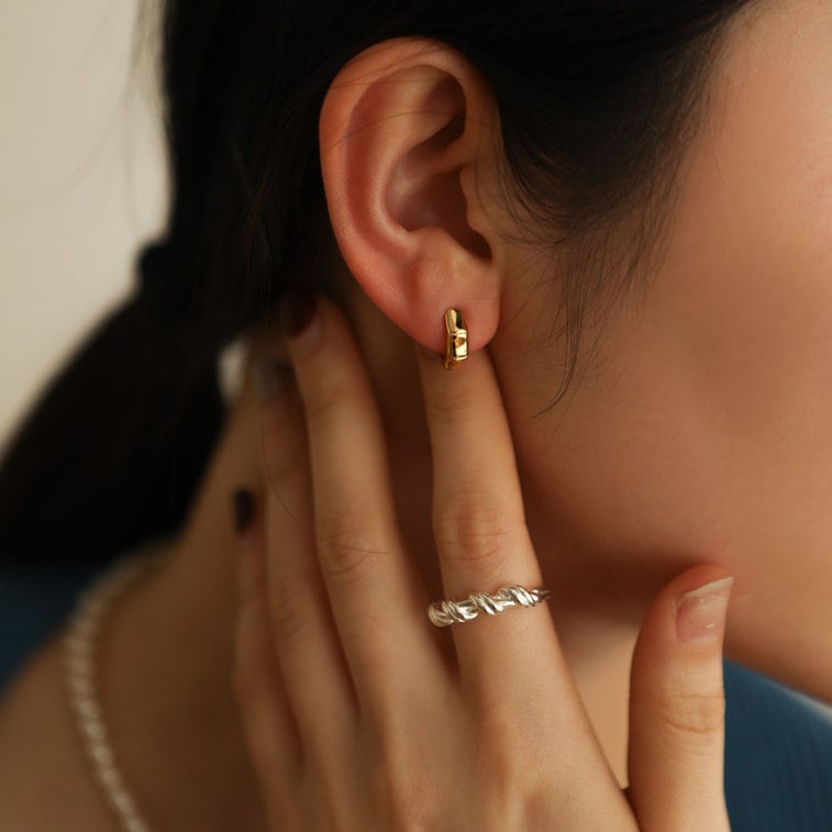 SHAPES STUDIO 迷你幾何小Hoops 一對 3