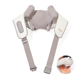 Breo N5 Mini Neck Massager Shiatsu Rechargeable Back Shoulder Massager with Heat at Home for Muscle Pain Relief black