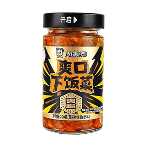 周黑鴨 爽口下飯菜 泡菜味 200g【0糖爽脆】