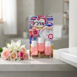 日本KOBAYASHI小林制药 花瓣式马桶清洁凝胶  #优雅百花香 3枚入【李佳琦推荐】