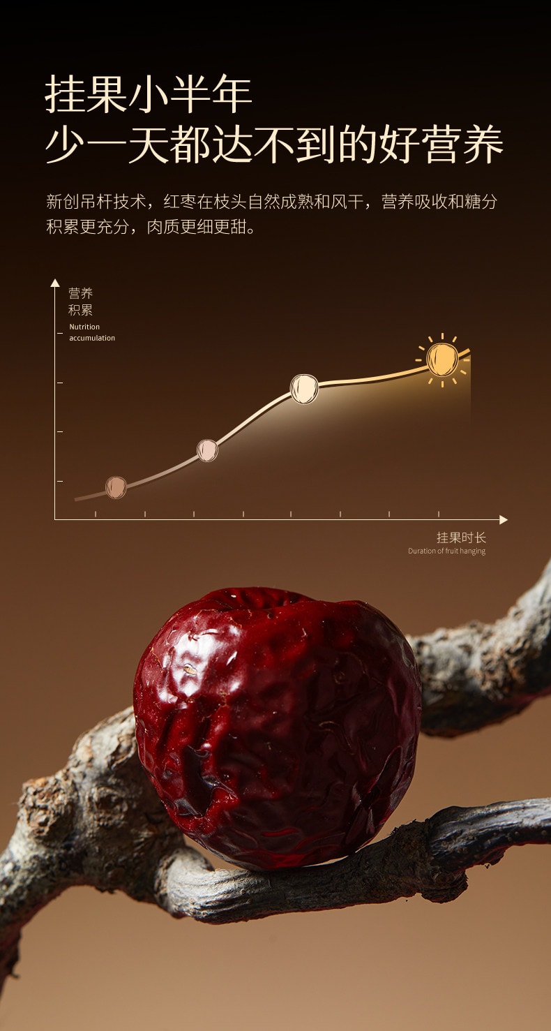 【中国直邮】 三胖蛋 特级臻枣 【精选大果]【新疆大枣免洗】开罐即食 【罐装】180g*1