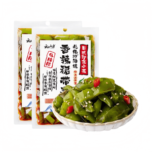 [중국 직배송] 윈산반 즉석 매운 미역 줄기 (냉면), 200g*2봉지