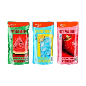 수박 주스 에이드 L 아이스 파우치 음료 11.49 fl oz【GS25 선택】