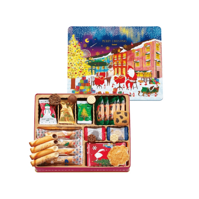 Christmas Assorted Chocolate Cookies 37pcs【Clearance sale at a special price of 3.26】