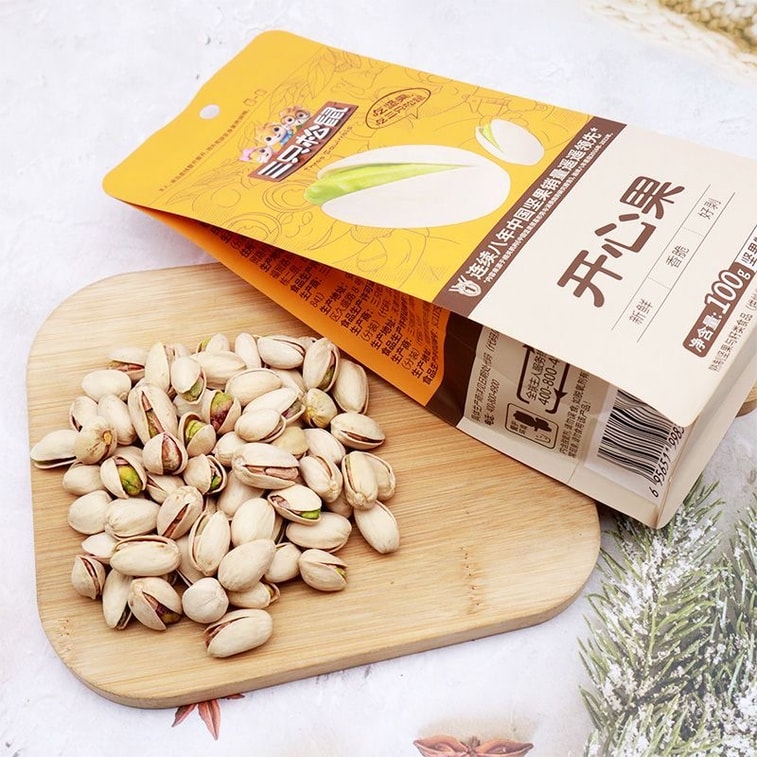 三只松鼠 【补充坚果 更健康 漂亮】开心果 100g*袋 营养坚果 炒货 送礼 解馋零食 5