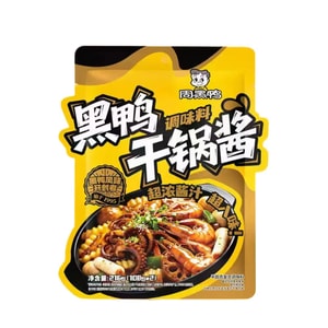 周黑鸭 黑鸭风味干锅酱216g内含2小袋