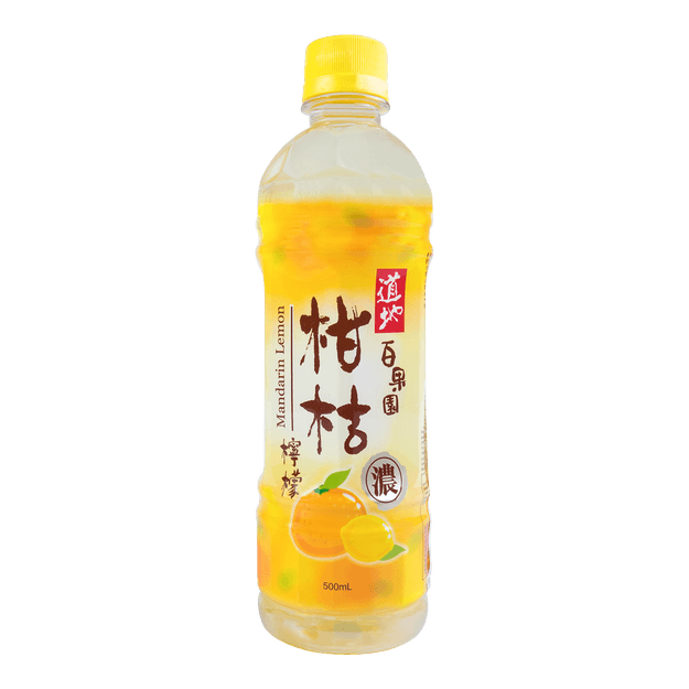 商品详情 - 台湾道地 百果园 柑桔柠檬果汁饮品 500ml - image  0