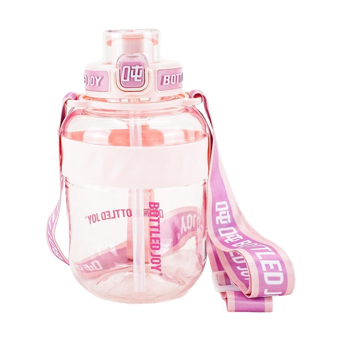 Sports Water Bottle Pink 1.1L 