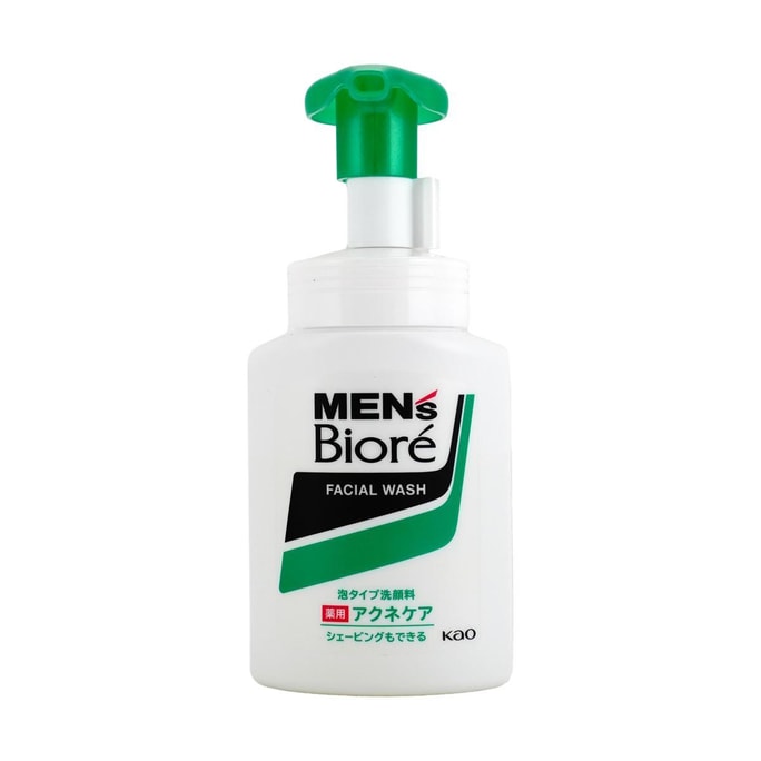 Men’s Biore Foaming Acne Care Face Wash 150m