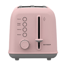 2구 스테인리스 스틸 토스터 DT620 핑크