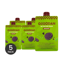 다이어트 프로틴 쉐이크 말차 초콜릿 쿠키맛 50g * 5팩【무설탕 저지방 고단백 식사 대용】