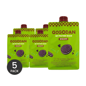 다이어트 프로틴 쉐이크 말차 초콜릿 쿠키맛 50g * 5팩【무설탕 저지방 고단백 식사 대용】