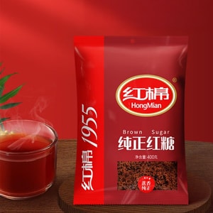红棉 纯正红糖 400g【一级红糖】【配料干净】【广东老字号】【红糖馒头烘焙姜茶用】