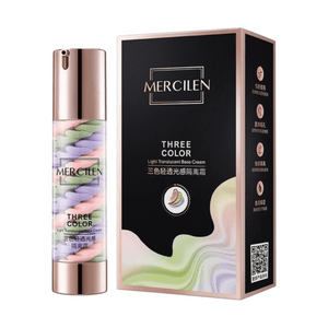 Three-color Complexion Correcting Primer Moisturizing Brightening Makeup Base Skin Nourishing Concealing Pore Minimizing Oil-control Blue-violet Tone Redness Correction 60g