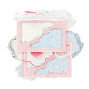 【中国直邮】 gracebabi 浮光立影双色高光盘#01奶泡蓝*1个