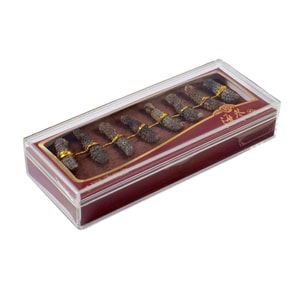  Extra Small Wild Black Gold Sea Cucumber Dried Sea Cucumber Sea Cucumber Gift Box 8 Pcs/box【Shelf life of two years】
