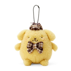 【日本直郵】SANRIO三麗鷗 秋季格紋款毛絨掛飾 布丁狗