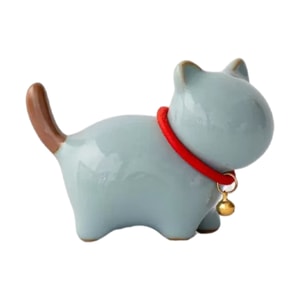 美国 赵赵的茶 茶宠可爱小猫 陶瓷摆件1个
