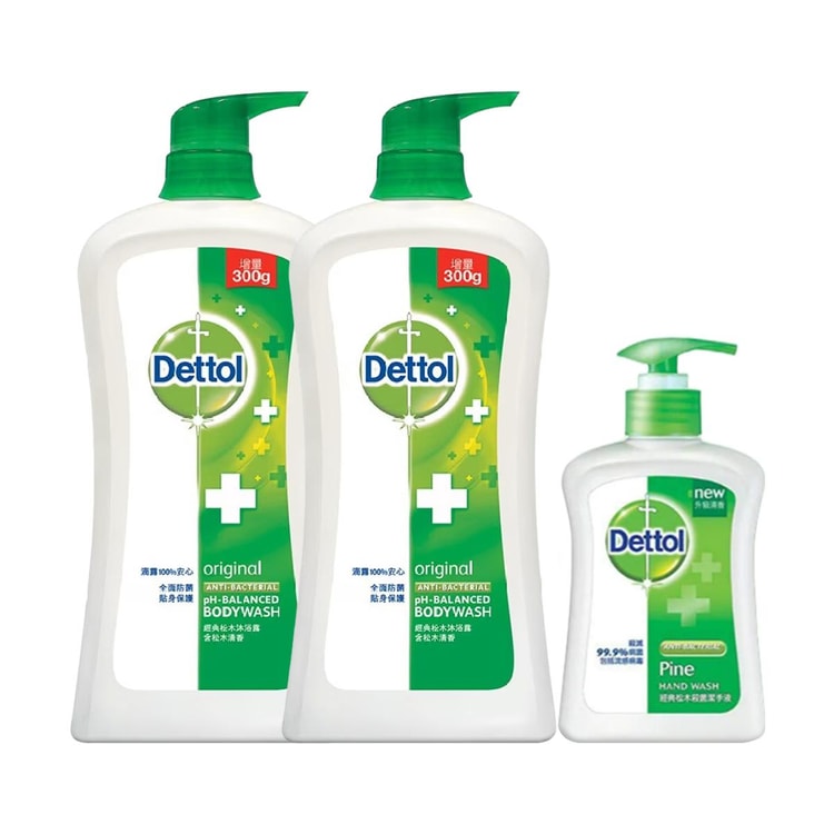 Dettol デトール　ボディウォッシュ・ハンドソープセット DETTOL Classic Body Wash & Hand Wash Set, 32.08 fl. oz.*2 +