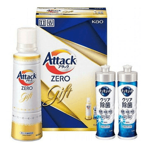 【日本直邮】 日本 KAO 花王 Attack ZERO洗衣液礼盒 K・AB-15A 1份 洗衣液 洗涤 去渍 衣物护理 家用礼盒 高效清洁