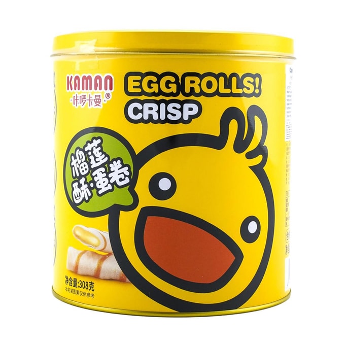 Durian Crispy Egg Roll Tin Packed 10.86 oz
