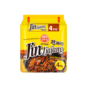 Jin Jjajang Korean Style Noodles 4packs