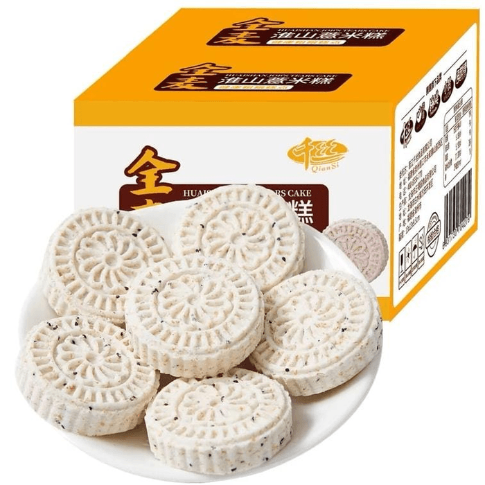 【中國直郵】 千絲   全麥淮山薏米糕 點心山藥代餐麵包早餐休閒零食品小吃 300g/盒