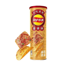 大陆版LAY‘S乐事 小吃系列 酱香饼味薯片 90g 【酱香干脆超好吃!】【小红书爆款】