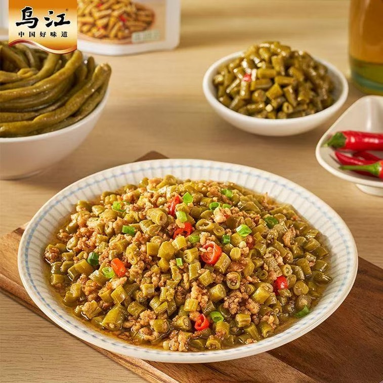 乌江 爆炒豇豆30g*10袋 脆嫩爽口开味下饭菜拌饭油炒咸菜酸豆角 3
