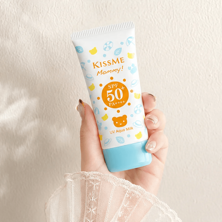 KISS ME MOMMY! UV Aqua Milk Sunscreen for Kids & Babies, SPF50+ PA++++, 1.76 oz【80% Food-Grade Ingredients】 3