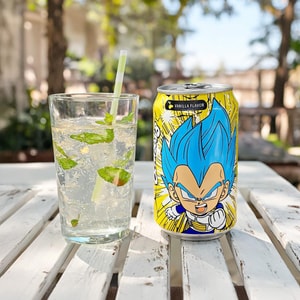 Dragon Ball Sparkling Water - Vanilla Flavor, 11.1 fl oz