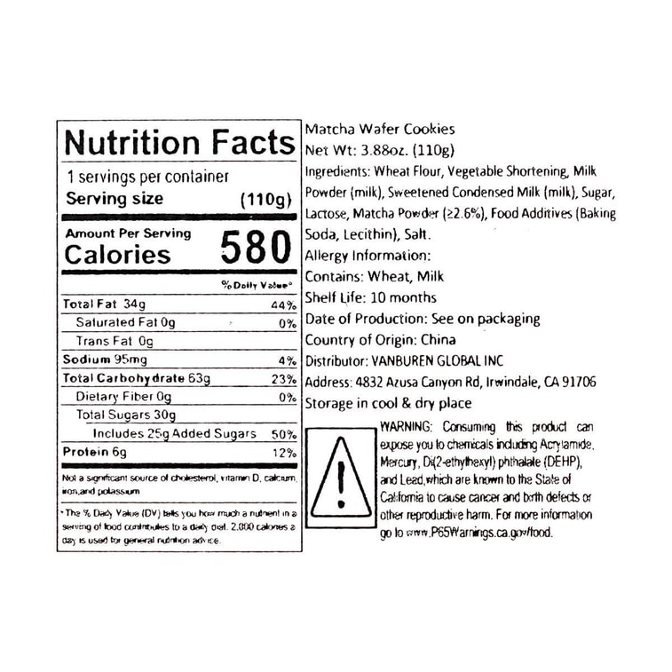 Matcha Wafer Cookies 3.88 oz【First-Grade Matcha Powder】【Kyoto Centennial Brand】 6