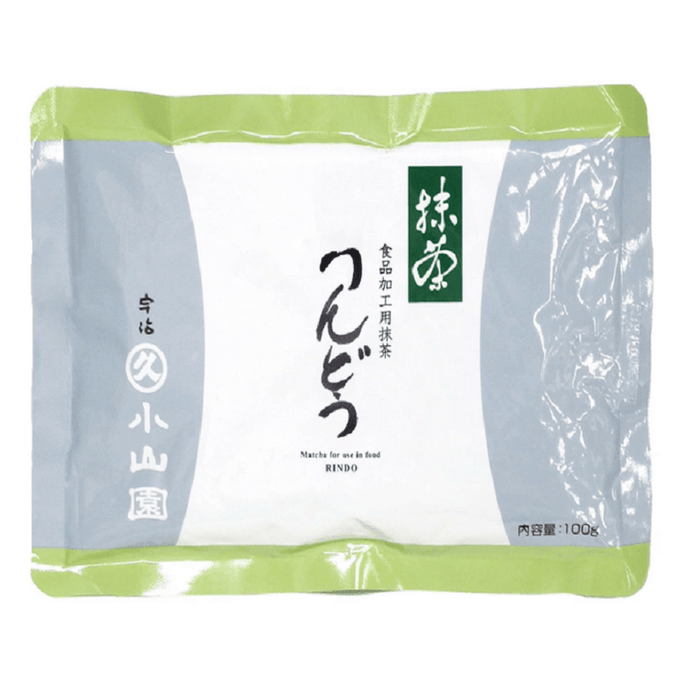 【日本直邮】 日本 丸久小山园 宇治 龙胆 无糖抹茶粉 烘焙甜品用100g袋装