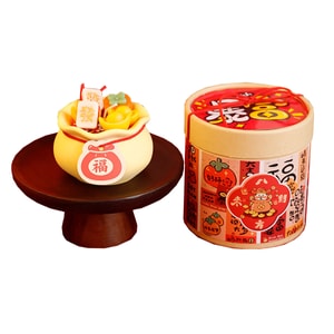 Fortune Ingots  Persimmon Themed Fragrance Candle Decor 1 Pc New Year Bursting FortuneBag  Perfect for Wedding Housewarming/New Year  Indoor Decorative Candle
