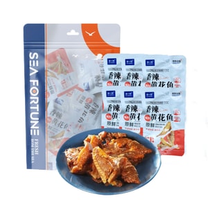 Spicy yellow croaker Seafood snack Crisp fragrant Canned fish Dalian seafood specialty Casual snack Spicy flavor 200g