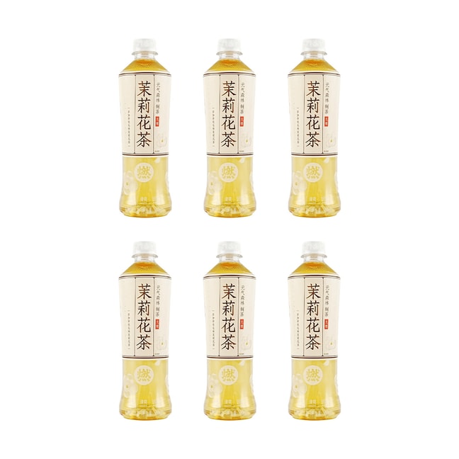 元气森林 燃茶 茉莉花茶 无糖 500ml*6瓶【超值装】