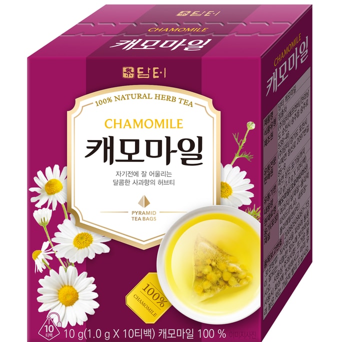 韓國DAMTUH丹特 洋甘菊花茶 10條入 1g