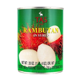 TAS 紅毛丹糖水罐頭 565g【東南亞熱帶水果】【甜蜜多汁】【可製作糖水甜點等】