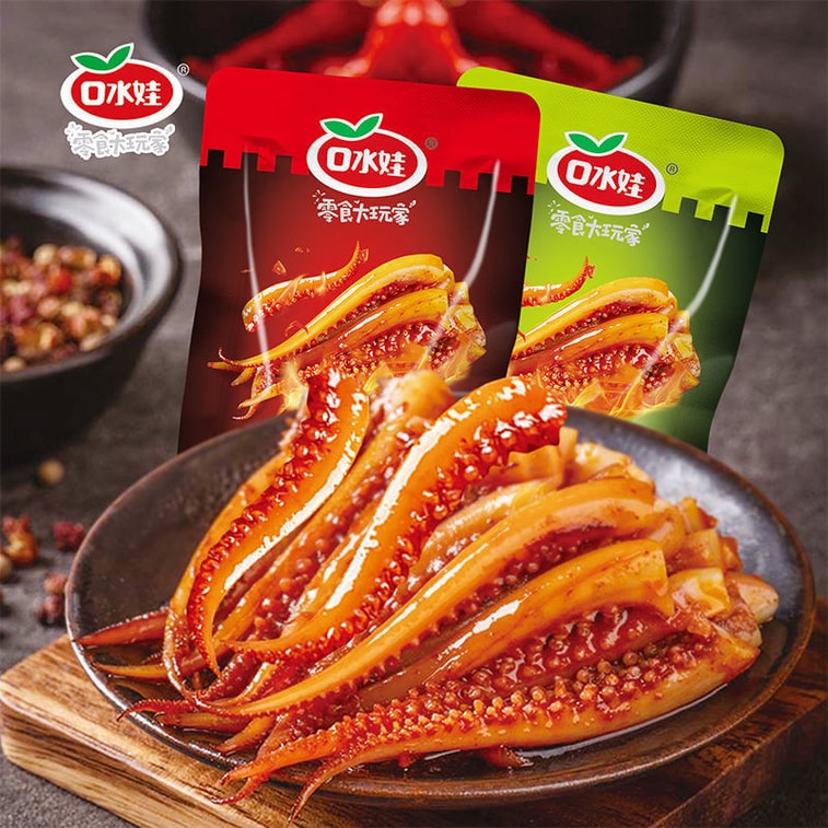 Sizzling Squid Snack Two Flavor 75g 6