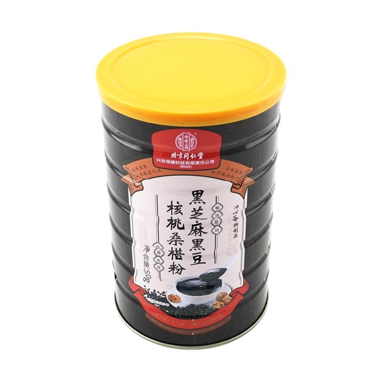 北京同仁堂黑芝麻黑豆核桃桑葚粉滋养脾胃防脱发营养早餐500g - 亚米