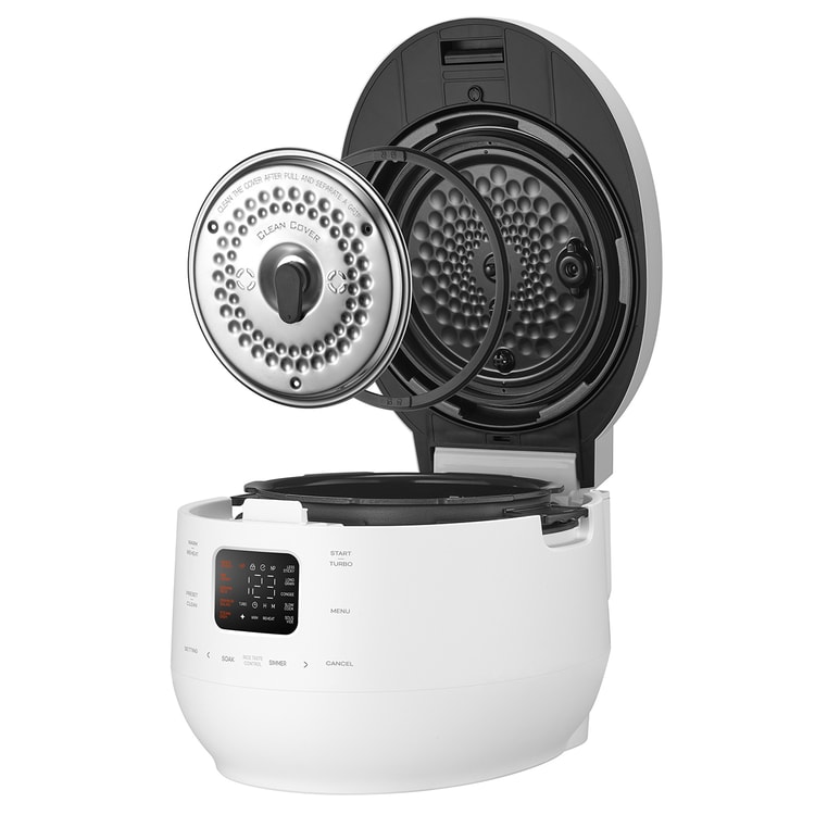 CUCHEN Dual Pressure Rice Cooker CRS-FWK0640WUS 6 CUP White - Yami.com