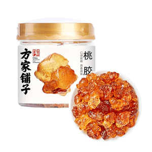 Peach Gum, Peach Blossom Tears, Peach Gum Soup, Snow Swallow, Soapberry Seed Sweet Soup 200g*1 Jar