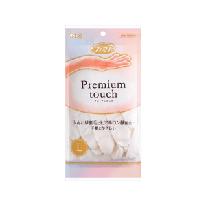 Family Premium Touch Acide Hyaluronique Perle Blanche 1 Paire Taille L