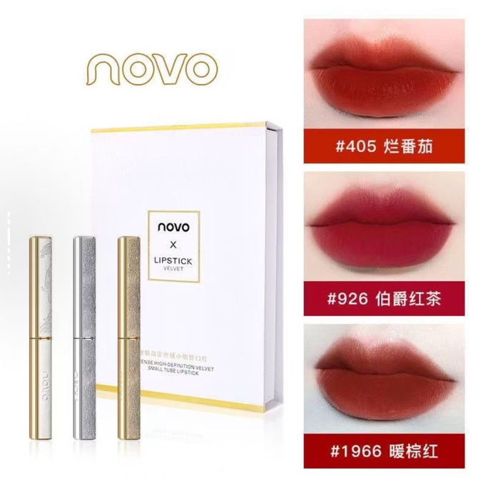 Matte Lipstick Set Transfer-Proof 3Pack