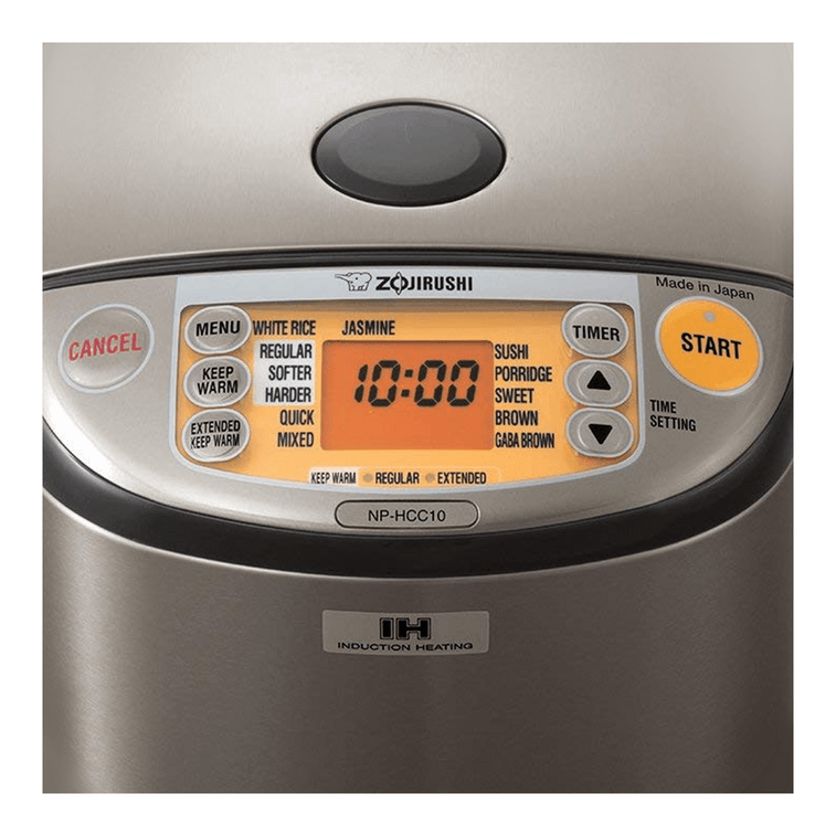 【Low Price Guarantee】Induction Heating System Rice Cooker And Warmer, 33.81 fl oz, 5.5 Cup, Stainless Dark Gray, NP-HCC1 9